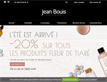 Tablet Screenshot of jeanbouis.com